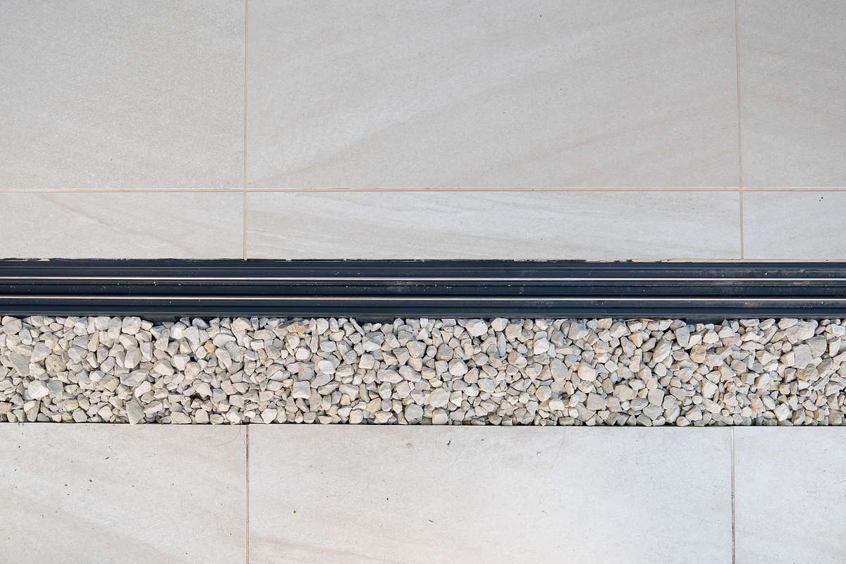 tiles and gravel texture