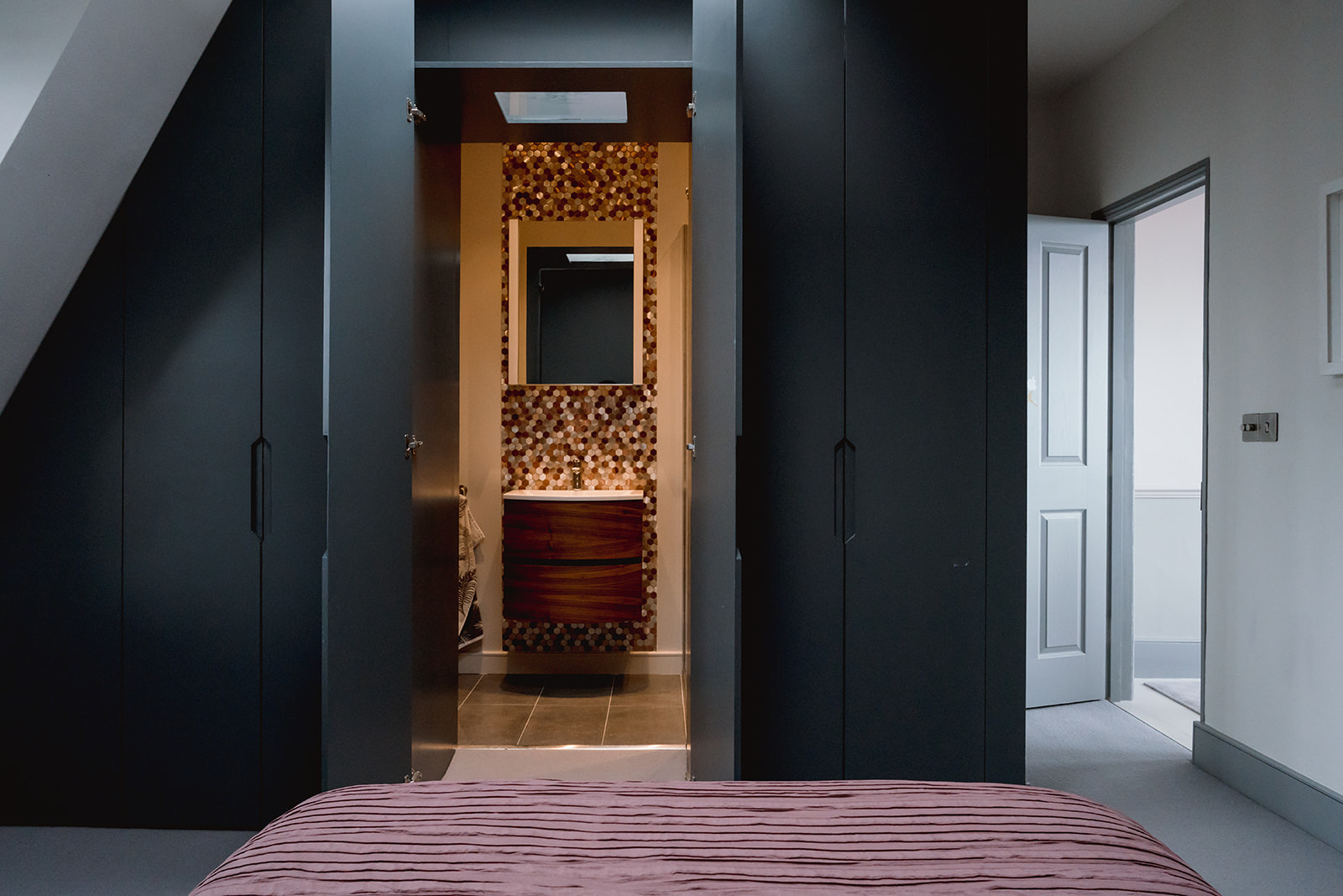 bedroom with ensuite bathroom